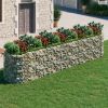 Horganyzott vas gabion magaságyás 500x100x100 cm