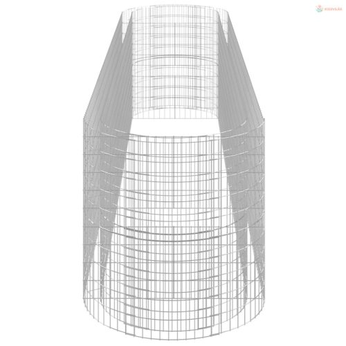 Horganyzott vas gabion magaságyás 500x100x100 cm