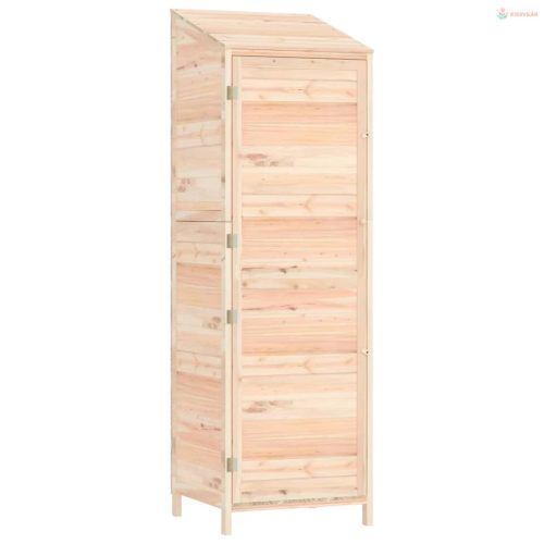 Tömör fenyőfa kerti fészer 55x52x174,5 cm