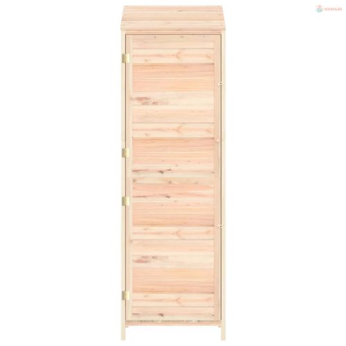 Tömör fenyőfa kerti fészer 55x52x174,5 cm