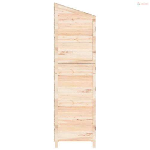 Tömör fenyőfa kerti fészer 55x52x174,5 cm