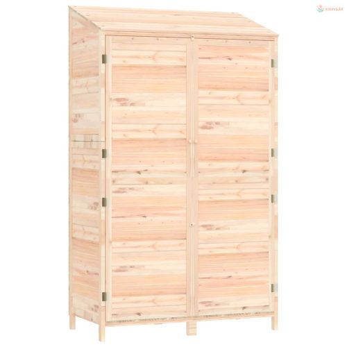 Tömör fenyőfa kerti fészer 102x52x174,5 cm