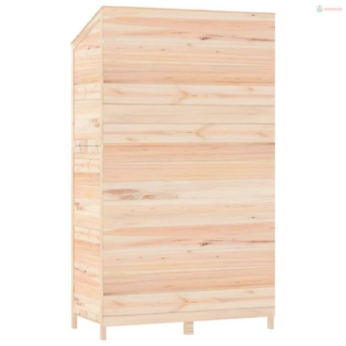 Tömör fenyőfa kerti fészer 102x52x174,5 cm