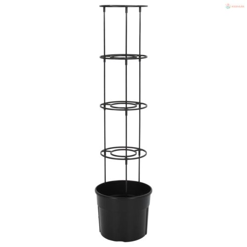 Antracitszürke polipropilén paradicsomtermesztő Ø29,5 x 115 cm