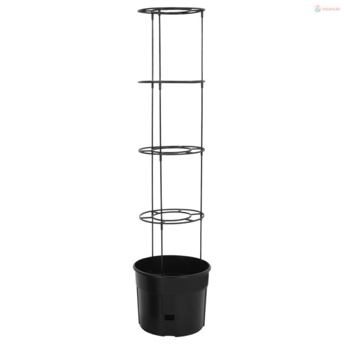 Antracitszürke polipropilén paradicsomtermesztő Ø39 x 150 cm