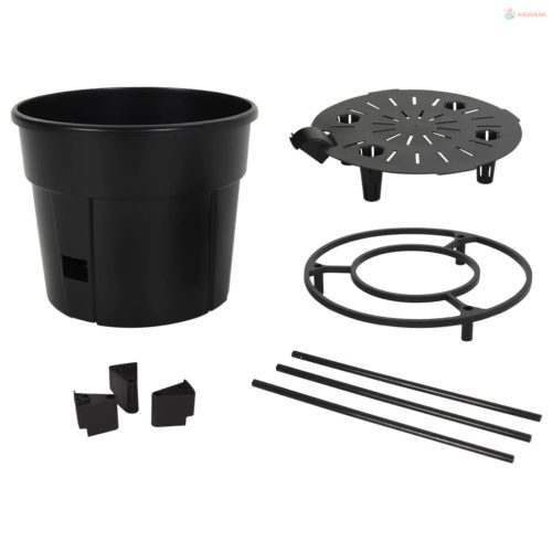 Antracitszürke polipropilén paradicsomtermesztő Ø39 x 150 cm