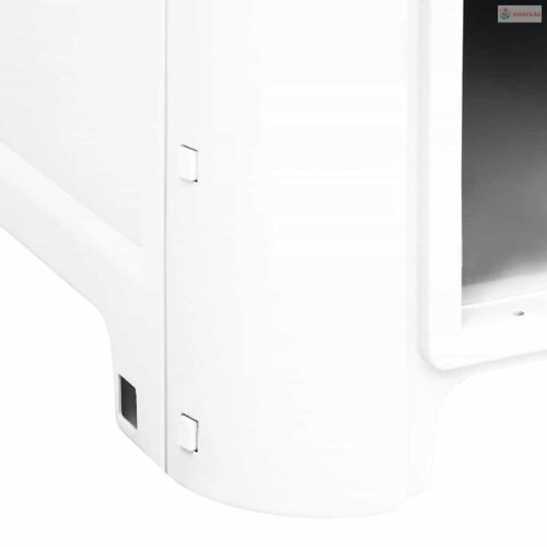 Szürke polipropilén kutyaház 59 x 75 x 66 cm