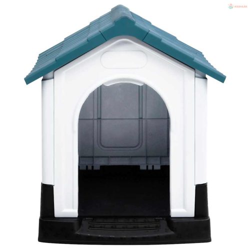 Kék polipropilén kutyaház 57x68x66 cm