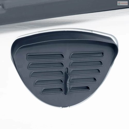 Szürke polipropilén kutyaház 90,5 x 68 x 66 cm