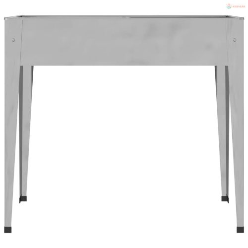 Horganyzott acél kerti virágtartó 100,5 x 40,5 x 90 cm