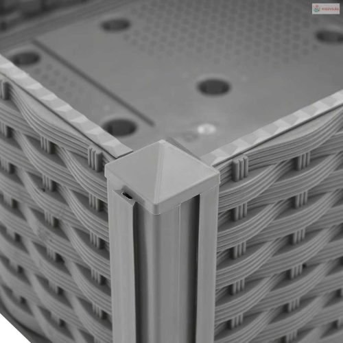 Polipropilén magaságyás 80 x 40 x 23 cm