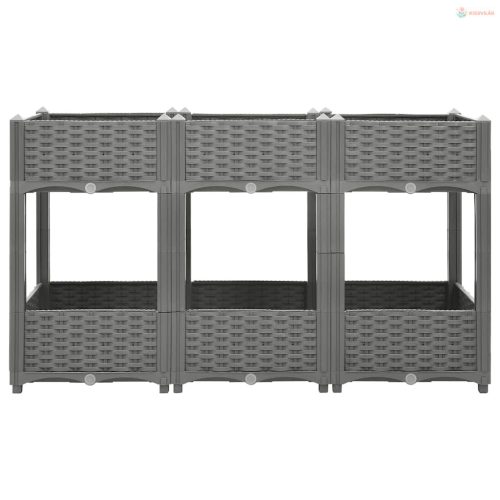 Polipropilén magaságyás 120 x 40 x 71 cm