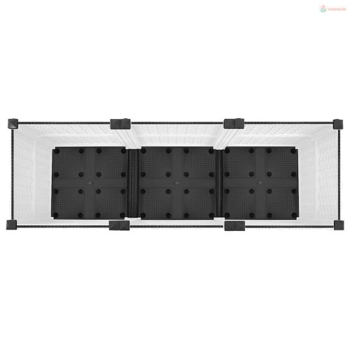 Polipropilén magaságyás 120 x 40 x 38 cm