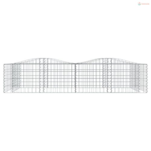 Íves horganyzott vas gabion magaságyás 200x100x50 cm