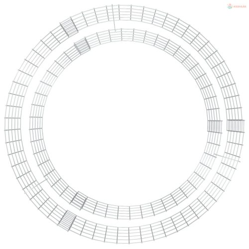 Horganyzott vas gabion tűzrakó Ø 100 cm