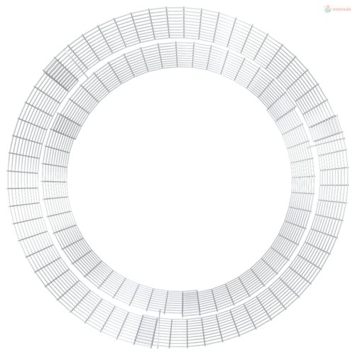 Horganyzott vas gabion tűzrakó Ø 100 cm