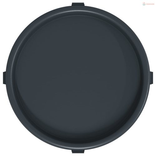 2 db szürke kerekes virágtartó átmérő 34 cm 35 kg