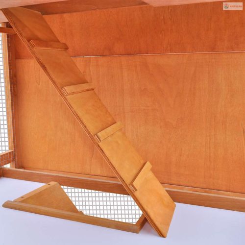 Kültéri 3-szintes fa nyúlketrec/kisállatketrec