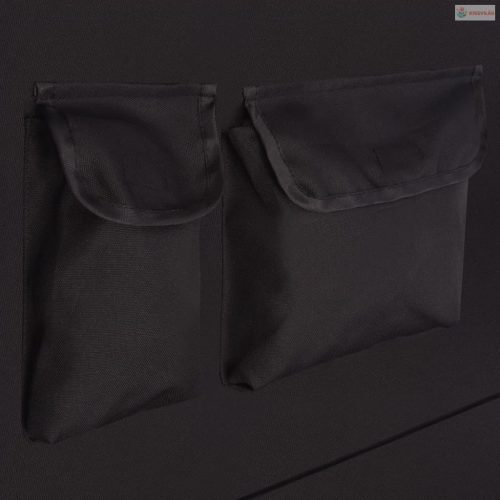 Háziállat hátsó autós üléshuzat 148x142 cm fekete