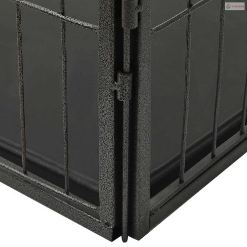 Acél kutyakennel kölyökkutyáknak 91,5 x 59 x 61 cm