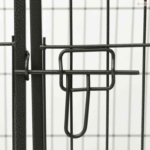 Acél kutyakennel kölyökkutyáknak 91,5 x 59 x 61 cm