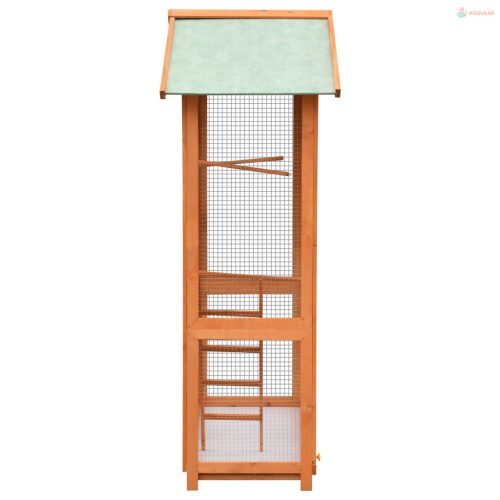 Tömör fenyő- és jegenyefa madárkalitka 125,5 x 59,5 x 164 cm