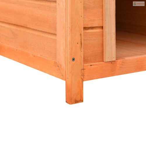 Tömör fenyő- és jegenyefa kutyaház 72 x 85 x 82 cm