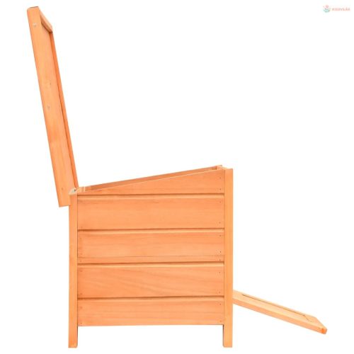 Tömör fenyő- és jegenyefa macskaház 50 x 46 x 43,5 cm