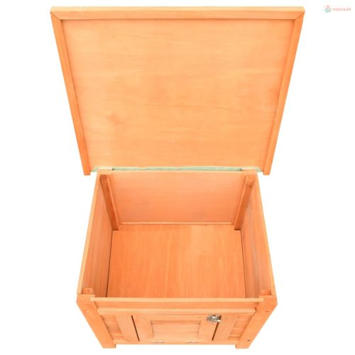 Tömör fenyő- és jegenyefa macskaház 50 x 46 x 43,5 cm