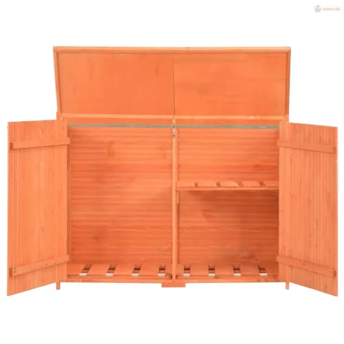 Fa kerti fészer 128x42x91 cm