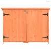 Fa kerti fészer 128x42x91 cm