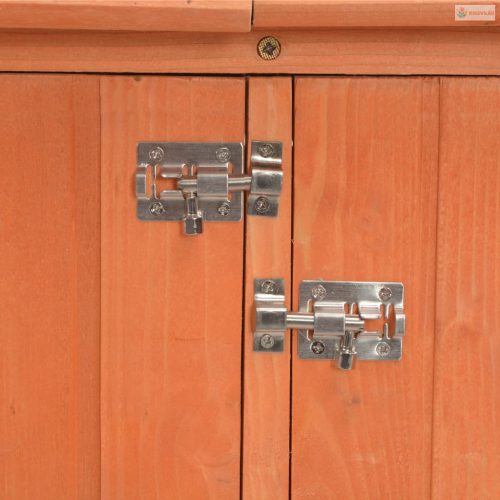 Fa kerti fészer 128x42x91 cm