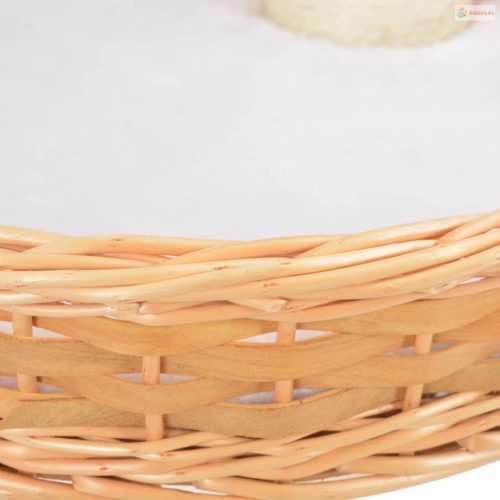 Természetes fűzfa macskabútor szizál kaparófával