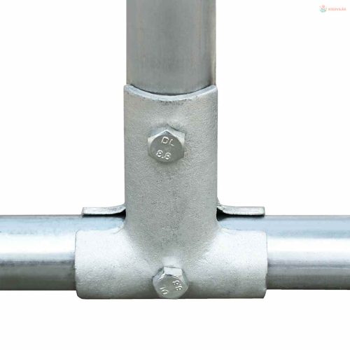 Kültéri horganyzott acél tyúkól 2,75 x 6 x 1,92 m