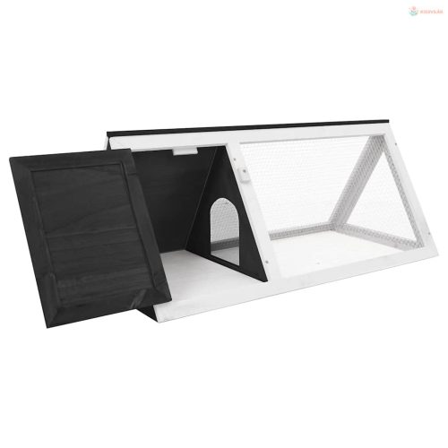 Szürke fa nyúlketrec/állatketrec