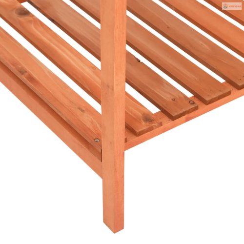 Tömör fenyőfa fűszernövény-ültető 80 x 60 x 80 cm