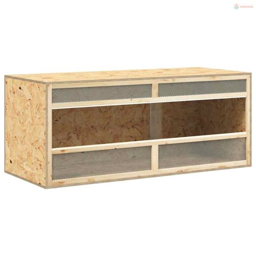 Szerelt fa terrárium 120 x 50 x 50 cm