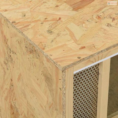 Szerelt fa terrárium 80x40x40 cm