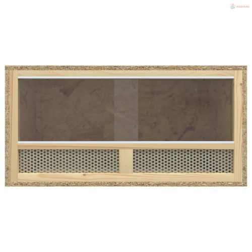 Szerelt fa terrárium 60x30x30 cm