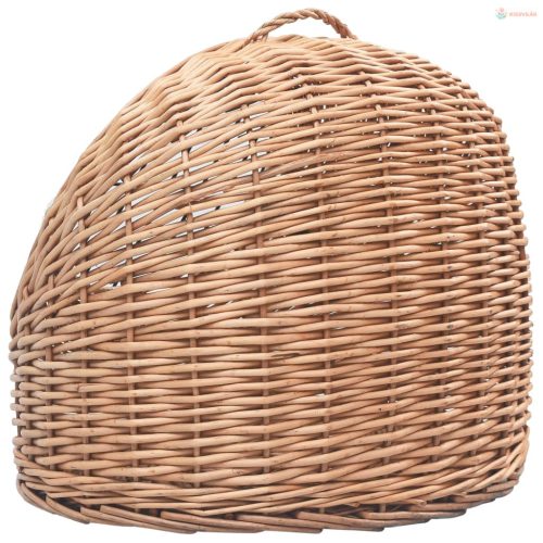 Természetes fűzfa macskaszállító kosár 60 x 45 x 45 cm