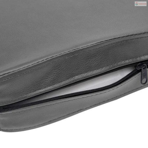 Szürke műbőr kutyakanapé 80 x 50 x 40 cm