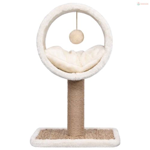 Tengerifű macskabútor felső alagúttal és játékkal 56 cm