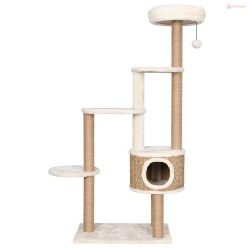 Tengerifű macskabútor luxuspárnával és kaparófával 148 cm