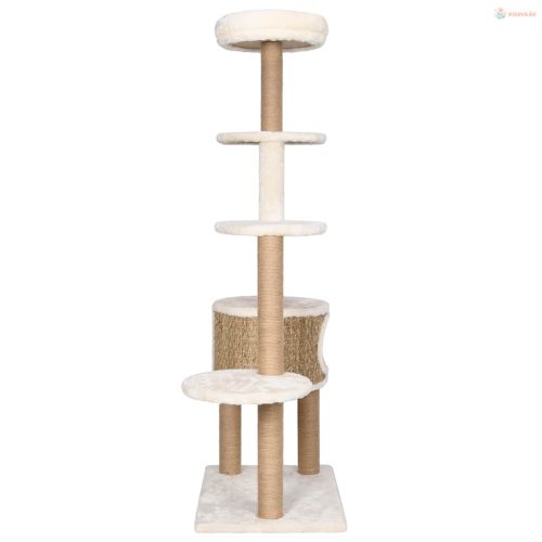 Tengerifű macskabútor luxuspárnával és kaparófával 148 cm