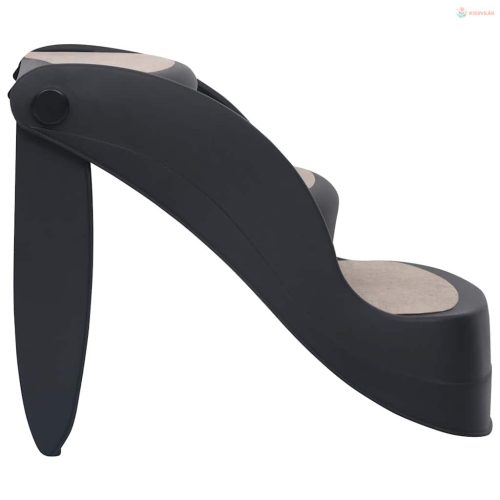 Összecsukható fekete 3 fokos kutyalépcső