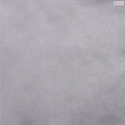 Fekete-szürke plüss és műbőr kutyaágy 99 x 89 x 21 cm