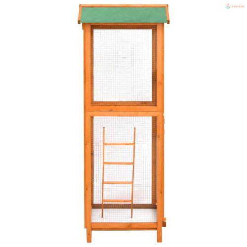 Tömör fenyőfa madárkalitka 68 x 62 x 166 cm