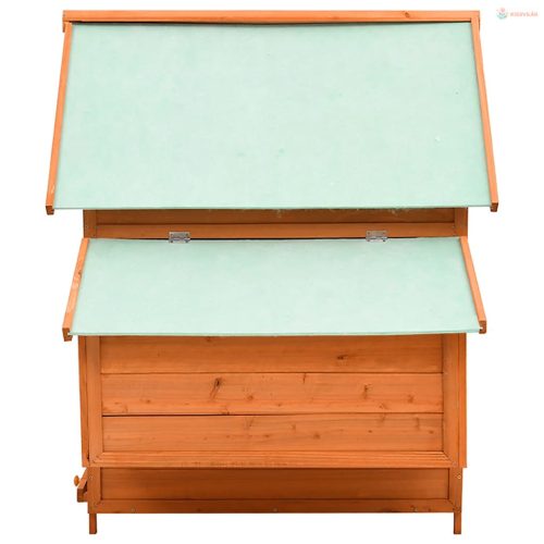 Tömör fenyőfa tyúkól 150 x 96 x 110 cm