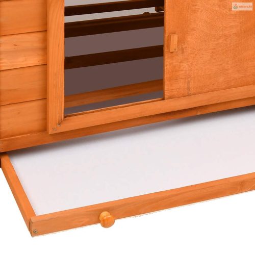 Tömör fenyőfa tyúkól 150 x 96 x 110 cm