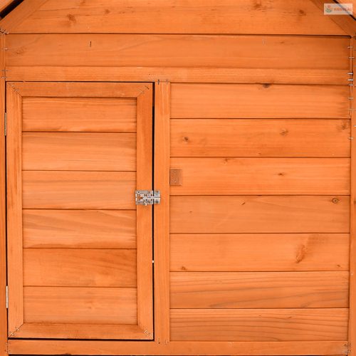 Tömör fenyőfa tyúkól 150 x 96 x 110 cm